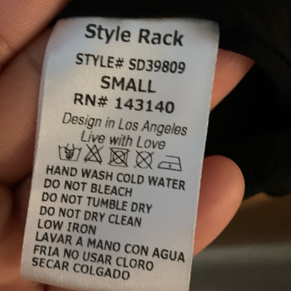 Style Rack Slip Up Mini Dress Size Small EUC - Picture 8 of 9